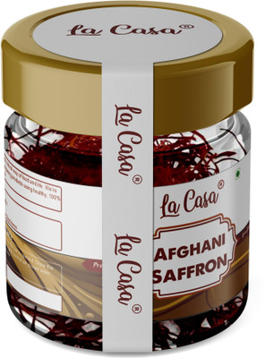 La Casa Afghani Saffron | Original Kesar | Premium A++ Grade Keshar | Purest Finest Zafran Threads |(5 g)