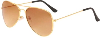 Redex Aviator Sunglasses(For Men & Women, Brown)