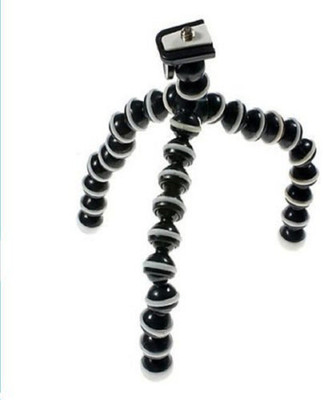 mobspy Gorilla tripod Multi/purpose Octopus Style and Telescopic Tripod Portable and adjustable Tripod Stands for Phones004 Tripod Black, Supports Up