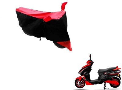 Flipkart SmartBuy Two Wheeler Cover for Kinetic(Nova, Black, Red)