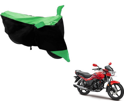 MOCKHE Two Wheeler Cover for Hero(Passion Xpro, Black, Green)