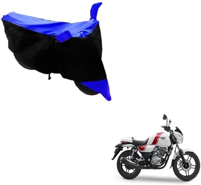 NIKS Two Wheeler Cover for Universal For Bike(Black, Blue)