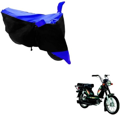 NIKS Two Wheeler Cover for TVS(Heavy Duty Super XL, Black, Blue)