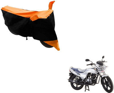 Flipkart SmartBuy Two Wheeler Cover for LML(Freedom, Black, Orange)