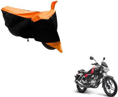 Flipkart SmartBuy Two Wheeler Cover for Bajaj(V 150, Black, Orange)