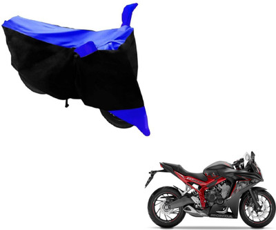 Flipkart SmartBuy Two Wheeler Cover for Honda(CBR 650F, Black, Blue)