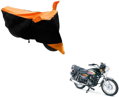 Flipkart SmartBuy Two Wheeler Cover for TVS(Max 4R, Black, Orange)