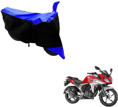 Amanzo Two Wheeler Cover for Yamaha(Fazer, Black, Blue)