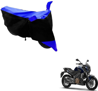 NIKS Two Wheeler Cover for Bajaj(Dominar, Black, Blue)