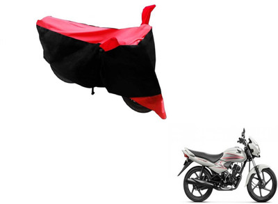 NIKS Two Wheeler Cover for Honda(Dream Neo, Black, Red)