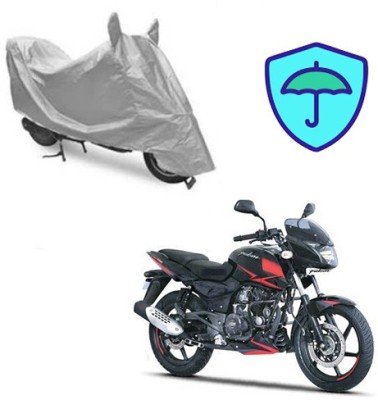 Feel heaven Two Wheeler Cover for Bajaj(Pulsar 180 DTS-i, Silver)