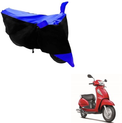 Flipkart SmartBuy Two Wheeler Cover for Suzuki(Access SE, Black, Blue)