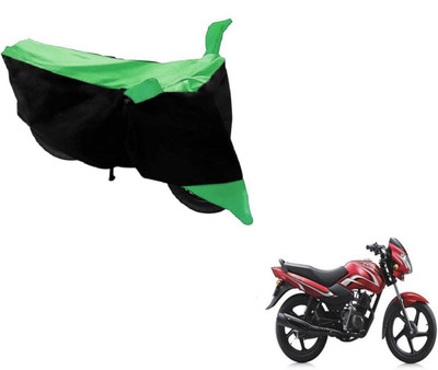 MOCKHE Two Wheeler Cover for TVS(Sport, Black, Green)