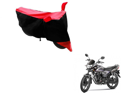 MOCKHE Two Wheeler Cover for Honda(CB Shine, Black, Red)
