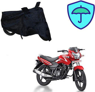 Feel heaven Two Wheeler Cover for TVS(Sport, Black)