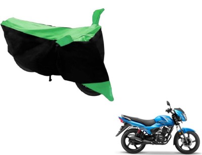 Amanzo Two Wheeler Cover for TVS(Victor New, Black, Green)