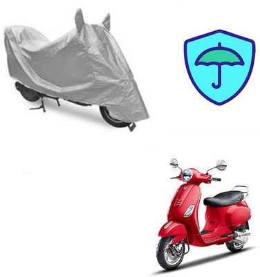 RPSENTTERPR Waterproof Two Wheeler Cover for Piaggio(Vespa VXL, Silver)
