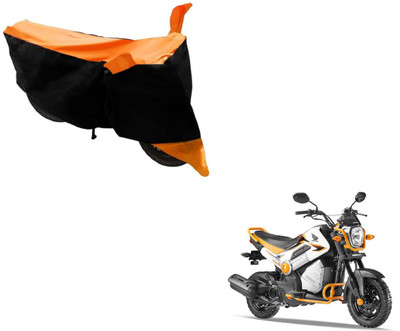 Amanzo Two Wheeler Cover for Honda(Black, Orange)