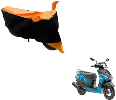 Flipkart SmartBuy Two Wheeler Cover for Yamaha(Alpha, Black, Orange)
