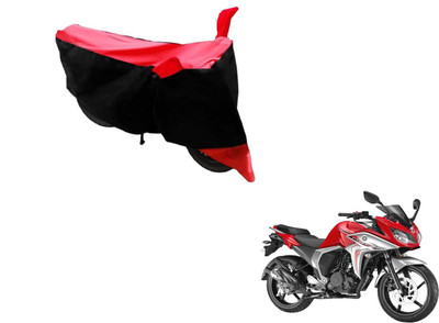 Amanzo Two Wheeler Cover for Yamaha(Fazer, Black, Red)
