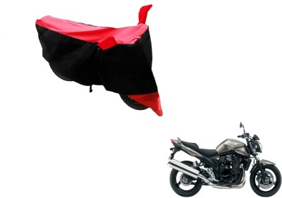 NIKS Two Wheeler Cover for Suzuki(Bandit, Black, Red)