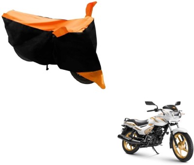 NIKS Two Wheeler Cover for TVS(Star City, Black, Orange)