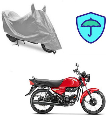 Feel heaven Two Wheeler Cover for Hero(CD Dawn, Silver)