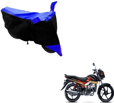 MOCKHE Two Wheeler Cover for Mahindra(Centuro, Black, Blue)