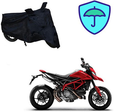 Feel heaven Two Wheeler Cover for Ducati(Hyperstrada, Black)