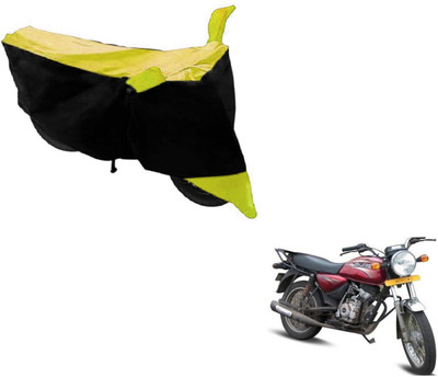 MOCKHE Two Wheeler Cover for Bajaj(Boxer, Black, Yellow)