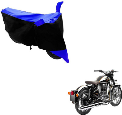 Flipkart SmartBuy Two Wheeler Cover for Royal Enfield(Classic Chrome, Black, Blue)