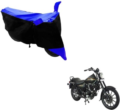 AUTYLE Two Wheeler Cover for Bajaj(Avenger 220 Street, Black, Blue)