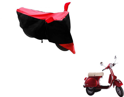Flipkart SmartBuy Two Wheeler Cover for LML(Star Euro, Black, Red)