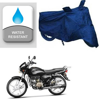 RPSENTTERPR Waterproof Two Wheeler Cover for Hero(Splendor Plus, Blue)