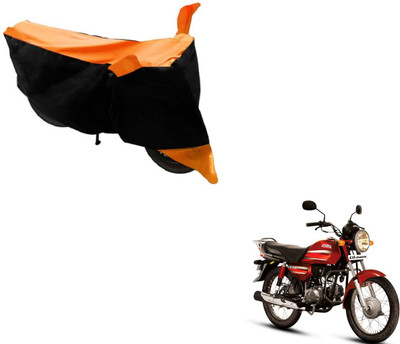 MOCKHE Two Wheeler Cover for Hero(CD Dawn, Black, Orange)