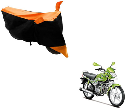 Flipkart SmartBuy Two Wheeler Cover for Hero(HF Deluxe, Black, Orange)