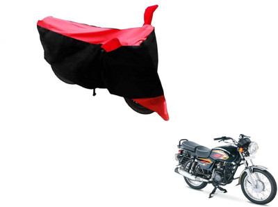 Flipkart SmartBuy Two Wheeler Cover for TVS(Max 4R, Black, Red)