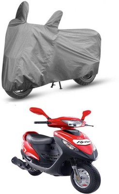 HYBRIDS COLLECTION Two Wheeler Cover for Mahindra(Flyte, Grey)