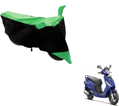 MOCKHE Two Wheeler Cover for Hero(Maestro Edge, Black, Green)