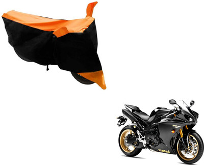 Flipkart SmartBuy Two Wheeler Cover for Yamaha(YZF R1, Black, Orange)