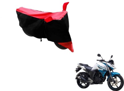 MOCKHE Two Wheeler Cover for Yamaha(FZ-S, Black, Red)