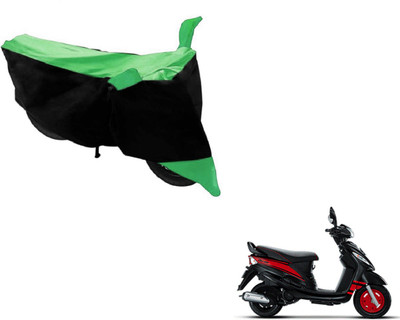 NIKS Two Wheeler Cover for Mahindra(Rodeo, Black, Green)