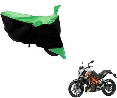 NIKS Two Wheeler Cover for KTM(Duke 390, Black, Green)