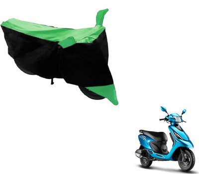 MOCKHE Two Wheeler Cover for TVS(Zest, Black, Green)
