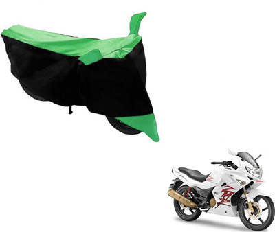 Flipkart SmartBuy Two Wheeler Cover for Hero(Karizma ZMR, Black, Green)