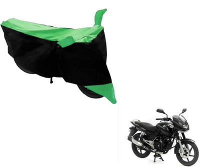 MOCKHE Two Wheeler Cover for Bajaj(Pulsar 150, Black, Green)