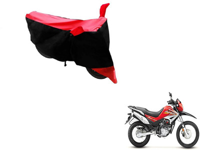 MOCKHE Two Wheeler Cover for Hero(Impulse, Black, Red)