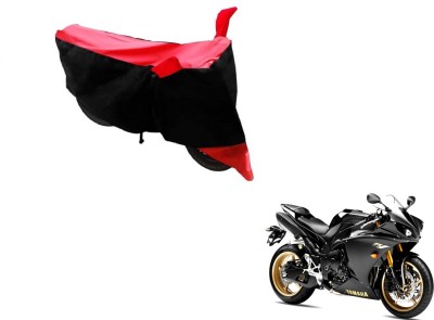 NIKS Two Wheeler Cover for Yamaha(YZF R1, Black, Red)