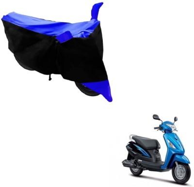 Flipkart SmartBuy Two Wheeler Cover for Suzuki(Zeus, Black, Blue)