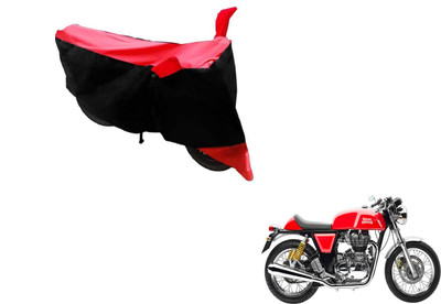 NIKS Two Wheeler Cover for Royal Enfield(Continental GT, Black, Red)
